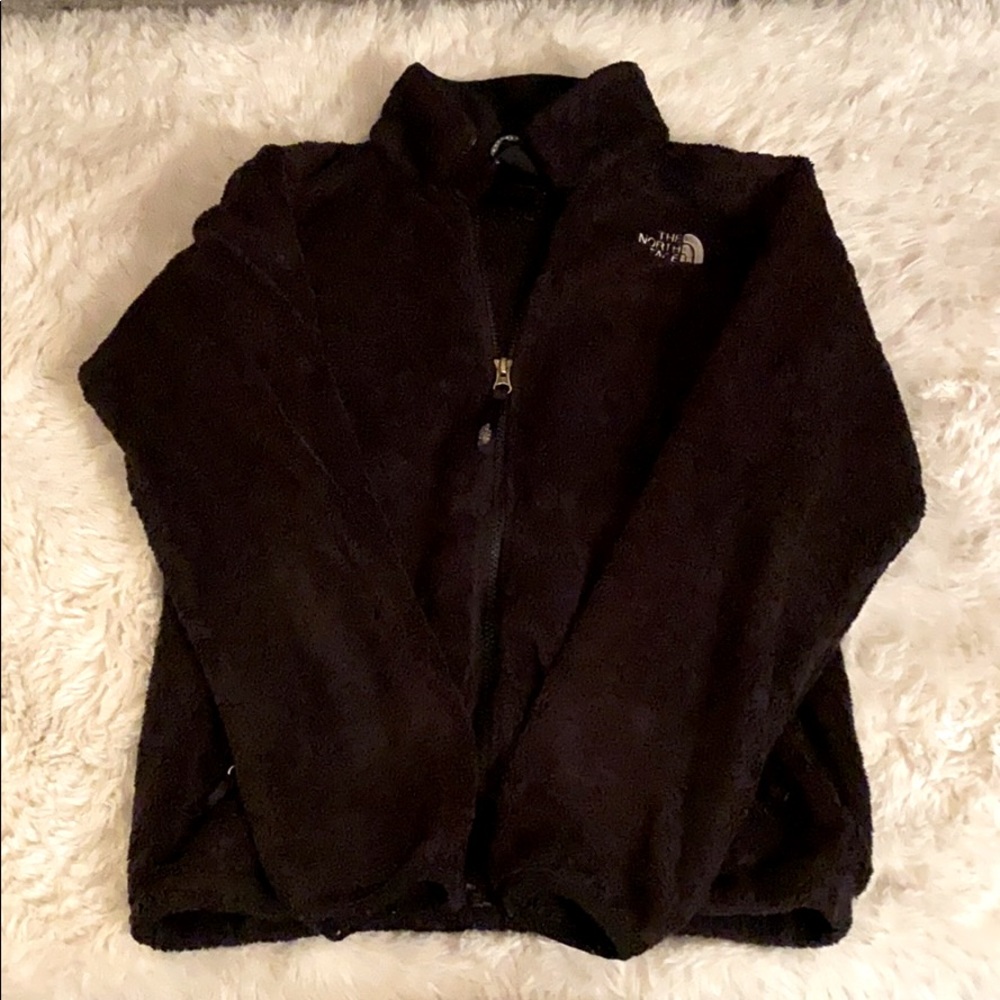 North Face Black Fluffy Jacket
